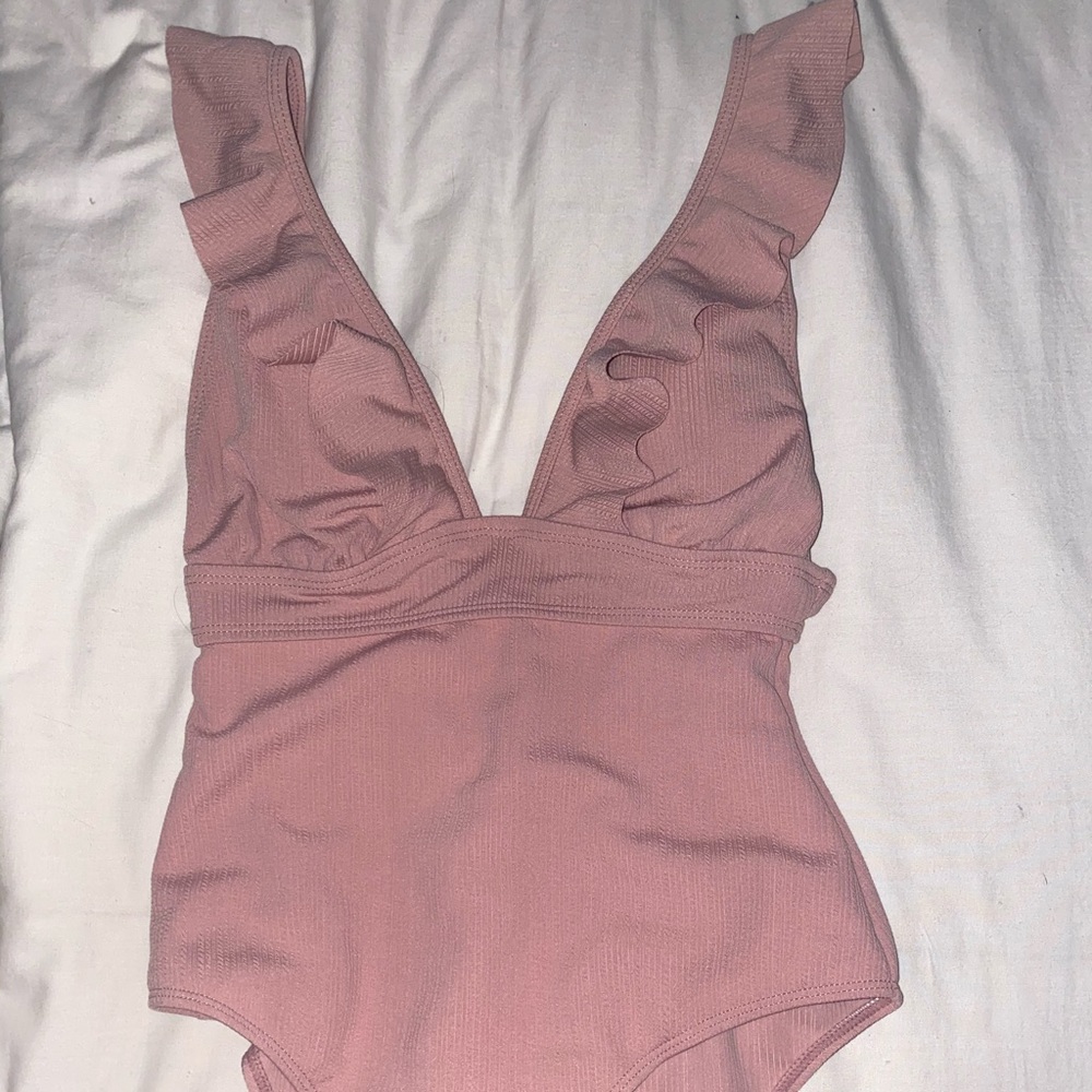 pink one piece